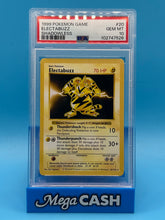 Pokémon 1999 Electabuzz Shadowless Base Set - PSA GEM MT 10